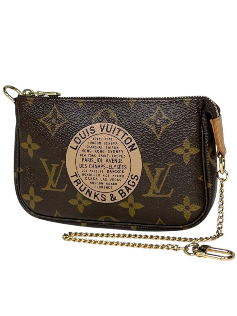Louis Vuitton Mini Pochette Accessoires Pouch T&b Monogram Brown